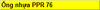 Ống nhựa PPR 76