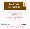 Đai ôm inox không gân 42