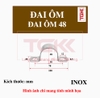 Đai ôm inox không gân 48