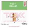 Vú mỡ thẳng đồng M10x1.25