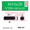 Vít trí đầu nhọn-M10x20