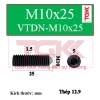 Vít trí đầu nhọn-M10x25