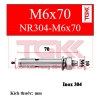 Bu lông nở inox 304-M6x70