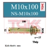 Bu lông nở sắt-M10x100