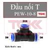 Đầu nối khí T giật cấp PEW-8-10-8