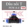 Đầu nối khí T giật cấp PEW-4-8-4