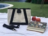 A203- SHEMZ Handbag canvas phối da