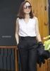 Áo Vest Linen cổ ve trơn DION  - MaxMessi