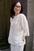 A319 Áo JULIET linen thêu tay thủ công