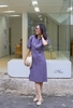 G53 Đầm Linen thêu tay TRACY MaxMessi