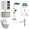 Bộ Combo Thiết Bị Vệ Sinh Phòng Tắm CB301 Cao Cấp Chính Hãng | Trọn Bộ Phòng Tắm Hiện Đại