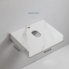 Bàn Đá Đặt Chậu Lavabo Dương Bàn màu trắng