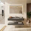 Bộ Bàn Đá Lavabo 2 Tầng Chậu Tràn Viền Nhập Khẩu Cao Cấp