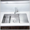 Bồn Rửa Bát SENSUTO S8645TSA Decor inox 304 , bề mặt chống xước