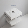 Bàn Đá Đặt Chậu Lavabo Dương Bàn màu trắng