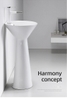 Chậu Lavabo lăng trụ hình nón CR303