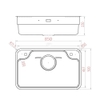 Chậu rửa bát NOBINOX NL890D