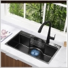 Chậu Rửa Bát 1 Hố DG7546 nano màu đen