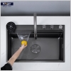 Chậu Rửa Bát Thác Kluger KWF8161FB – S76W Plus Loại 1