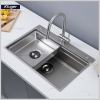 Chậu Rửa Bát Kluger KWF8161FS – S76 Plus ép khuôn liền khối không mối hàn