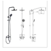 Vòi Sen Tắm Đứng DK1503701B10