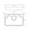 CHẬU RỬA BÁT NOBINOX NL790D