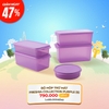 BỘ HỘP TRỮ MÁT FRESHIA MÀU TÍM (5)
