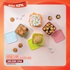 Bộ Hộp Bảo Quản Thực Phẩm Small Square Round 4 Hộp