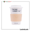 Ly sứ nắp Silicon Lock&Lock Eco Mug Cup 370ml