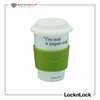 Ly sứ nắp Silicon Lock&Lock Eco Mug Cup 370ml