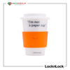 Ly sứ nắp Silicon Lock&Lock Eco Mug Cup 370ml