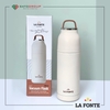 Bình giữ nhiệt chân không La Fonte có nắp quai xách nhỏ xinh 350ml-010238-BEI