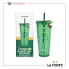 Ly Nhựa 2 lớp La Fonte Vân Pha Lê Kèm Charm Santa-800ML-015691