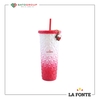 Ly Giữ Nhiệt Ombre Inox 304 La Fonte Kèm Charm Santa-890ML-015660-RED