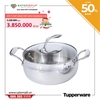 Nồi T Chef Series Casserole 3.8L Nắp kim loại