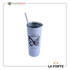Ly Giữ Nhiệt La Fonte Butterfly Kèm Ống Hút-680 ml-014823-PUR