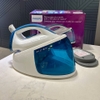 Bàn là hơi nước Philips GC6722/20 FastCare Compact, Công suất 2400W, màu Trắng Xanh