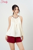 Bộ yếm nữ thêu cách điệu - WBH2604