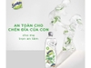 Nước rửa chén Sunlight Extra thiên nhiên muối khoáng và lô hội chai 725ml