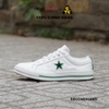 [2hand] Giày Thể Thao CONVERSE ONE STAR OX LEATHER  WHITE / GREEN 161566C GIÀY CŨ CHÍNH HÃNG