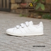 [2hand] Giày Thể Thao ADIDAS STAN SMITH CF STRAP  TRIPLE WHITE CQ2632 CŨ CHÍNH HÃNG