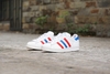 [2hand] Giày Thể Thao ADIDAS SUPERSTAR WHITE / RED / BLUE  FV3033 CŨ CHÍNH HÃNG