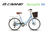 Xe đạp Mini CAVANIO Spring 24: Khung Nhôm, Group SHIMANO MicroShift 7 tốc độ, Lốp KENDA 24x1 3/8