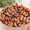 1KG Hạt Điều Rang Muối Nguyên Hạt Còn Vỏ Lụa Hàng Ngon Loại 1