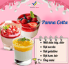 Set Bánh Panna Cotta Vị Dâu, Đào, Socola VietTin Mart