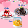 Set Bánh Panna Cotta Vị Dâu, Đào, Socola VietTin Mart
