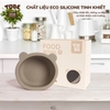Bát Ăn Dặm Chống Lật Tobé Eco Silicone Thiết Kế Tai Gấu Dễ Thương Cho Bé