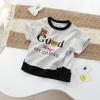 Áo Phông Cộc Tay Cho Bé Trai Link Card IP Chất Cotton Co Giãn, Mềm Mịn, Thoáng Khí Phối Viền Thời Trang 6M-4Y - Timikid