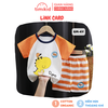 Bộ Thun Cộc Tay Cho Bé Trai Link Card K068 Cotton Mềm Mịn, Thoáng Khí - Bộ Thun Cho Bé Từ 6m-4y - Timikid