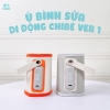 Ủ Bình Sữa Di Động Chibé CB003 Có 5 Cấp Độ Giúp Giữ Ấm Sữa Lâu, Có Dây Đeo, Chất Liệu Da PU - BH 12 Tháng